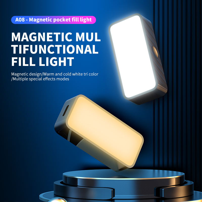 Photography Lighting Accessories - Magnetic Portable Mini Selfie Fill Light