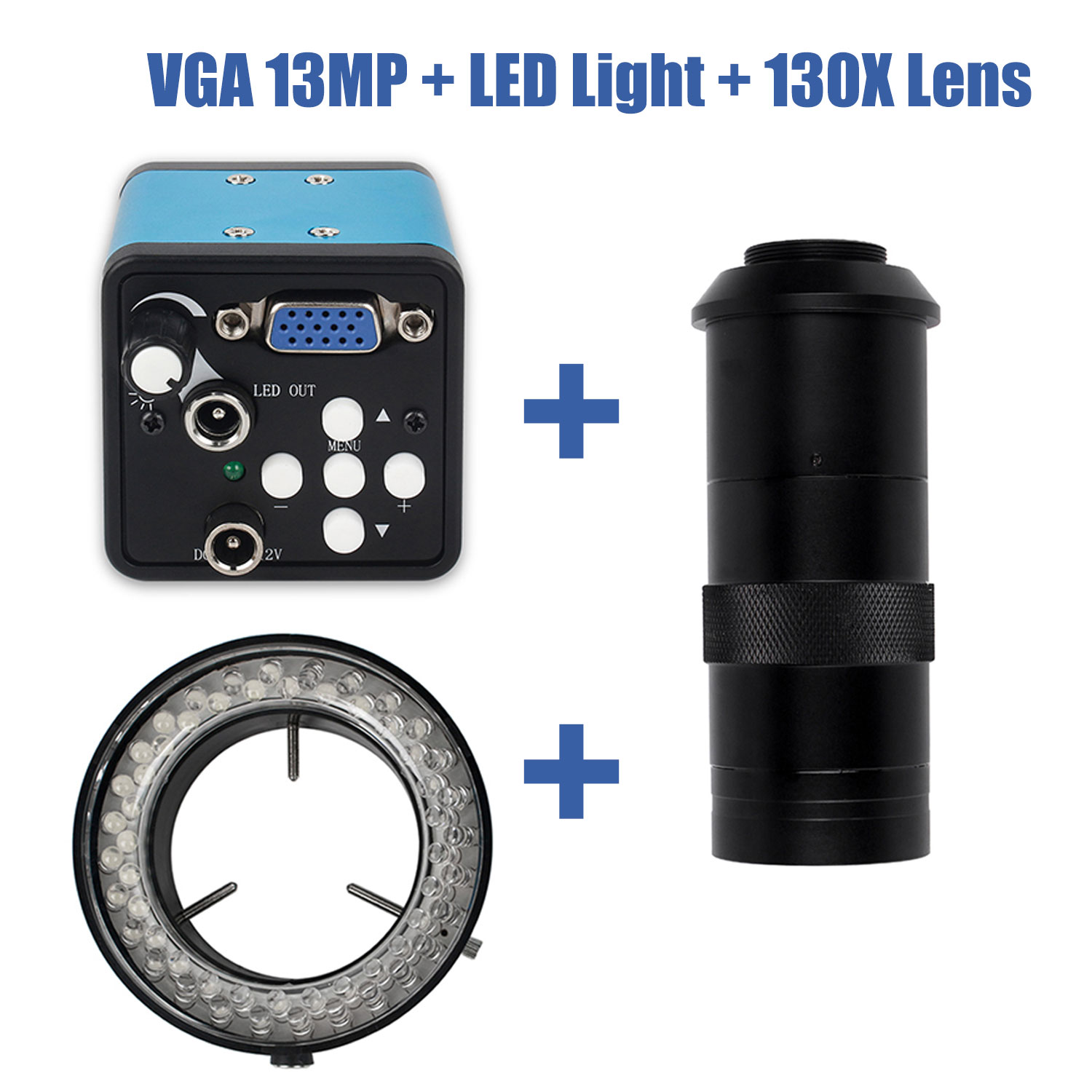Photography Lighting - 13MP VGA Video Microscope Camera 1080P