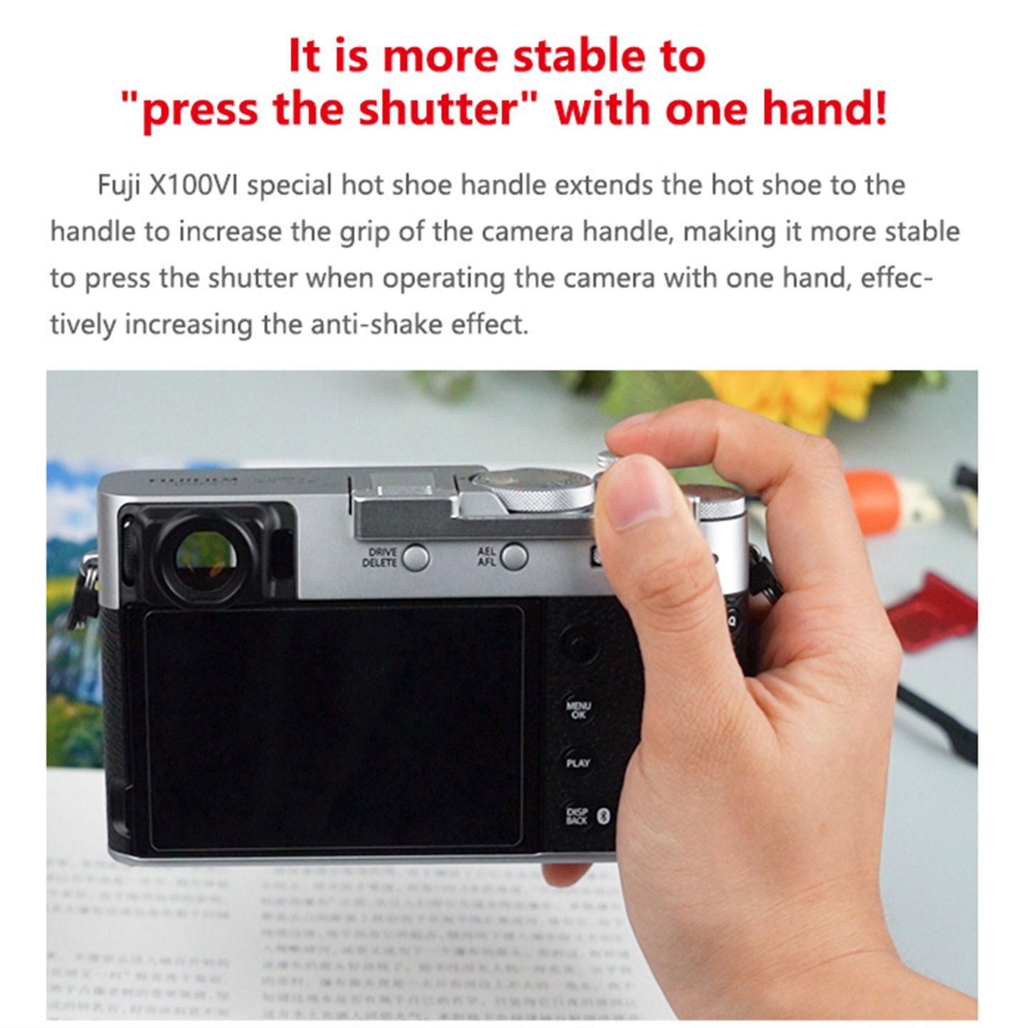 for Fujifilm X100Vi Handle Gri - Fujifilm Camera X100Vi 评论和价格