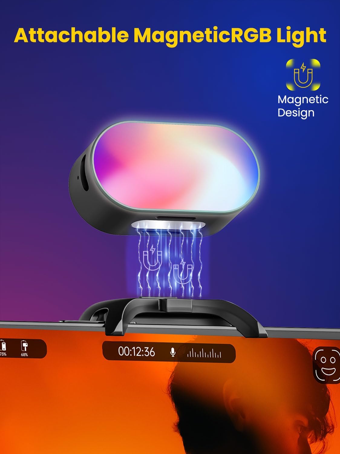 AOCHUAN Mini RGB Magnetic Fill - Photography Lighting Accessories 评论和价格