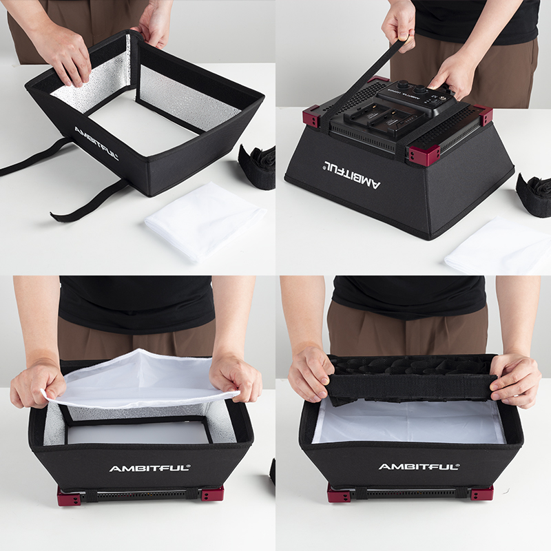 AMBITFUL LEDP60C Dedicated Sof - Photography Lighting Grid 评论和价格
