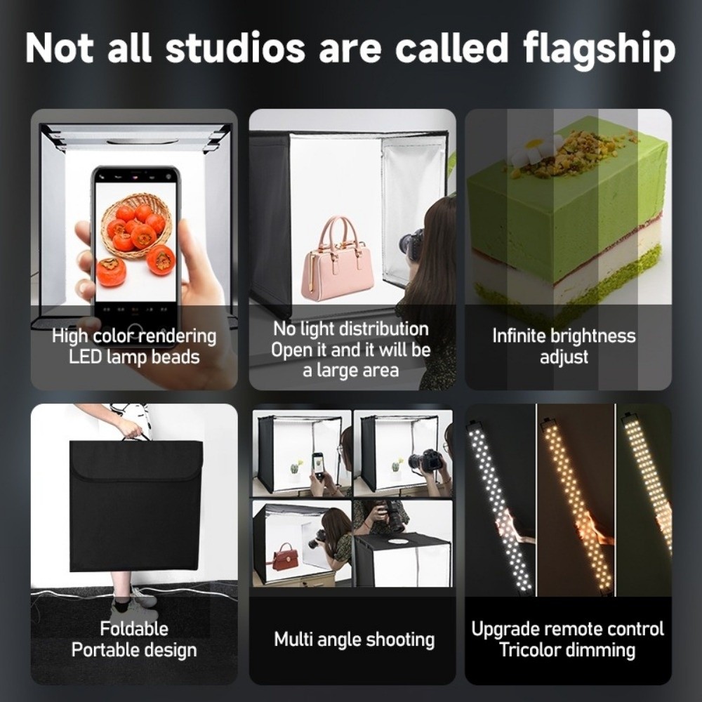 45/65cm LED Soft Light Box Min - Photography Lighting Background 评论和价格