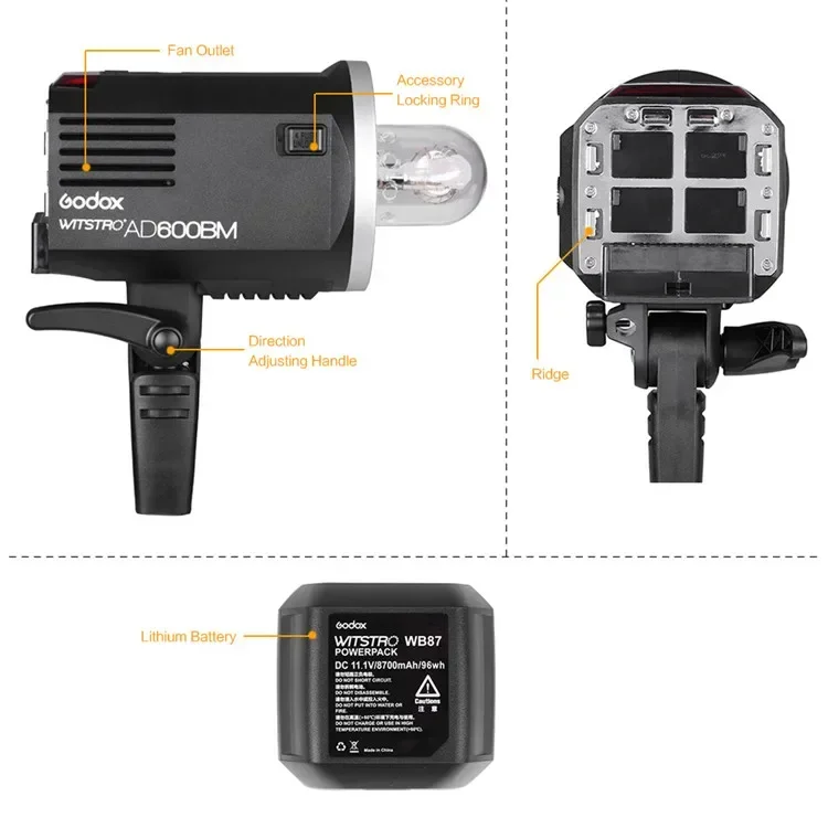 2026 Premium  AD600BM 600W Stu - Photography Lighting 评论和价格