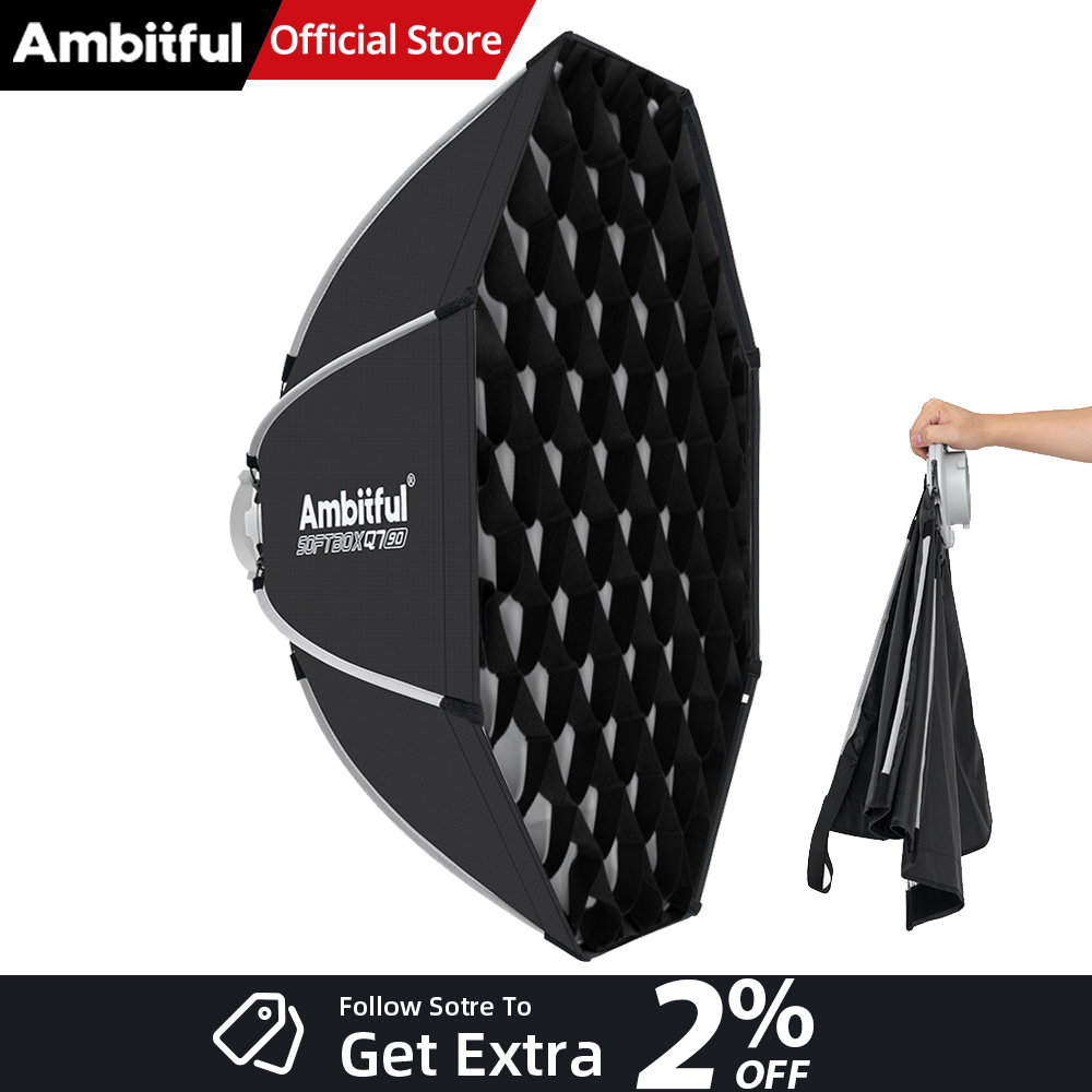 AMBITFUL Q7II 55/65/90cm Bowen - Photography Lighting Grid 评论和价格