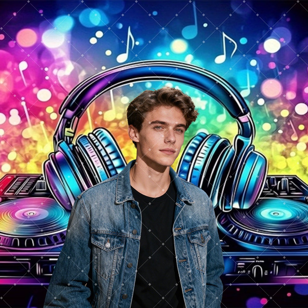 Hip Hop Music DJ Party Decorat - Photography Lighting Background 评论和价格