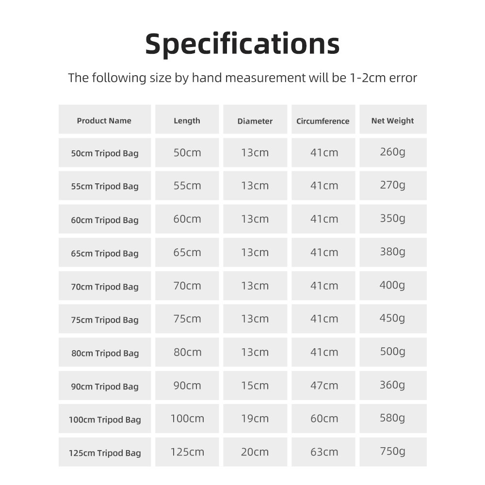55/60/65/70/75/80/100/125cm Pa - Photography Lighting Accessories 评论和价格