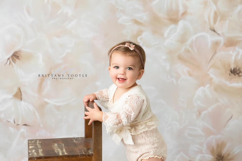 Light Floral Backdrop Kids Gir - Photography Lighting For Portraits 评论和价格