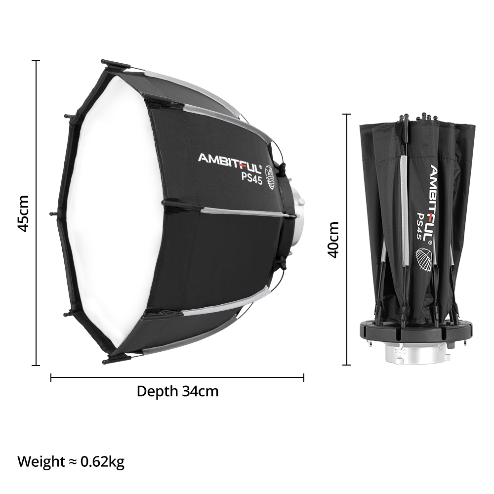 Ambitful PS45 45cm mini Quickl - Photography Lighting Grid 评论和价格