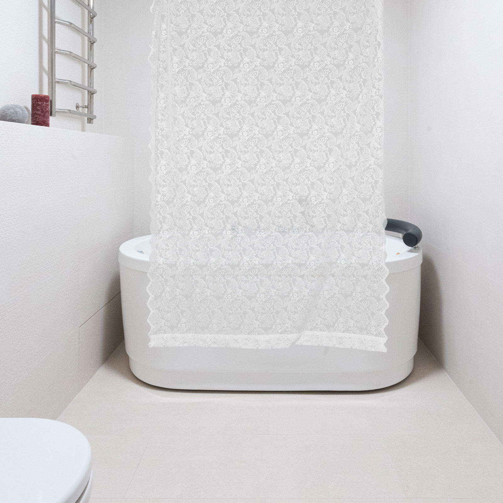 Romantic Embroidered Lace Curt - Photography Lighting 评论和价格