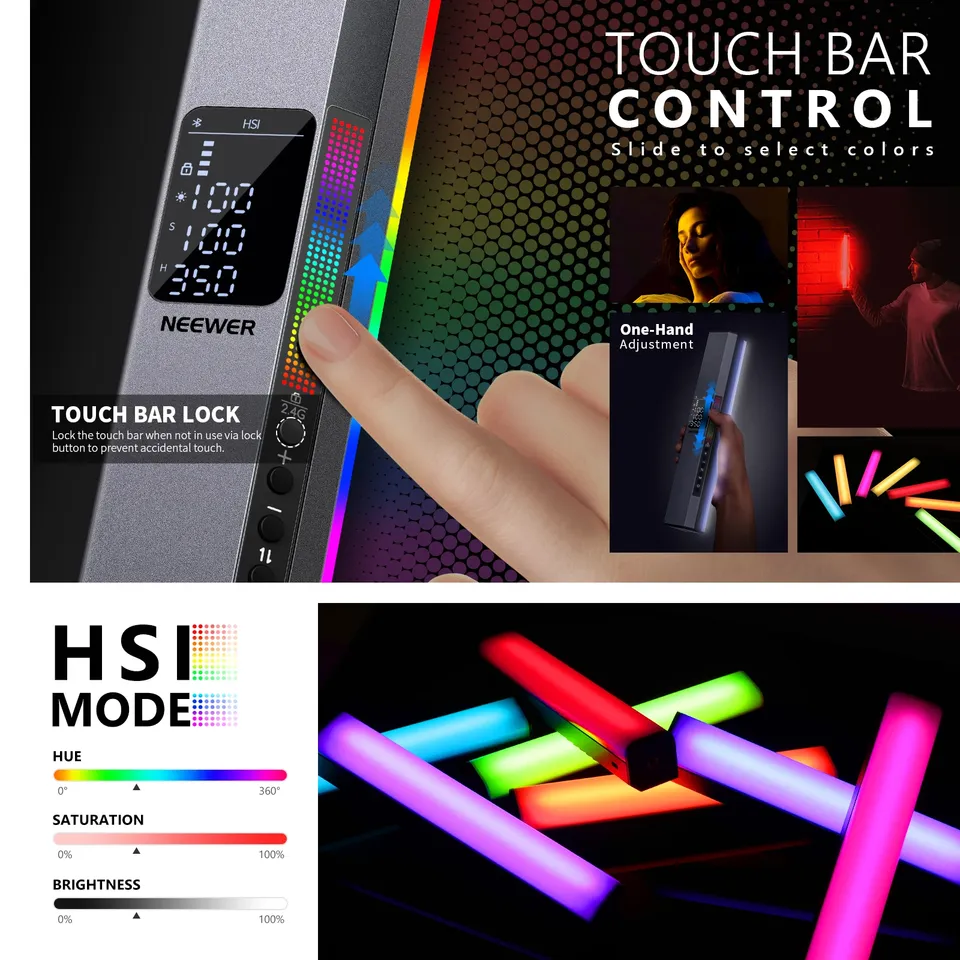 For NEEWER RGB Magnetic Handhe - Photography Lighting App 评论和价格